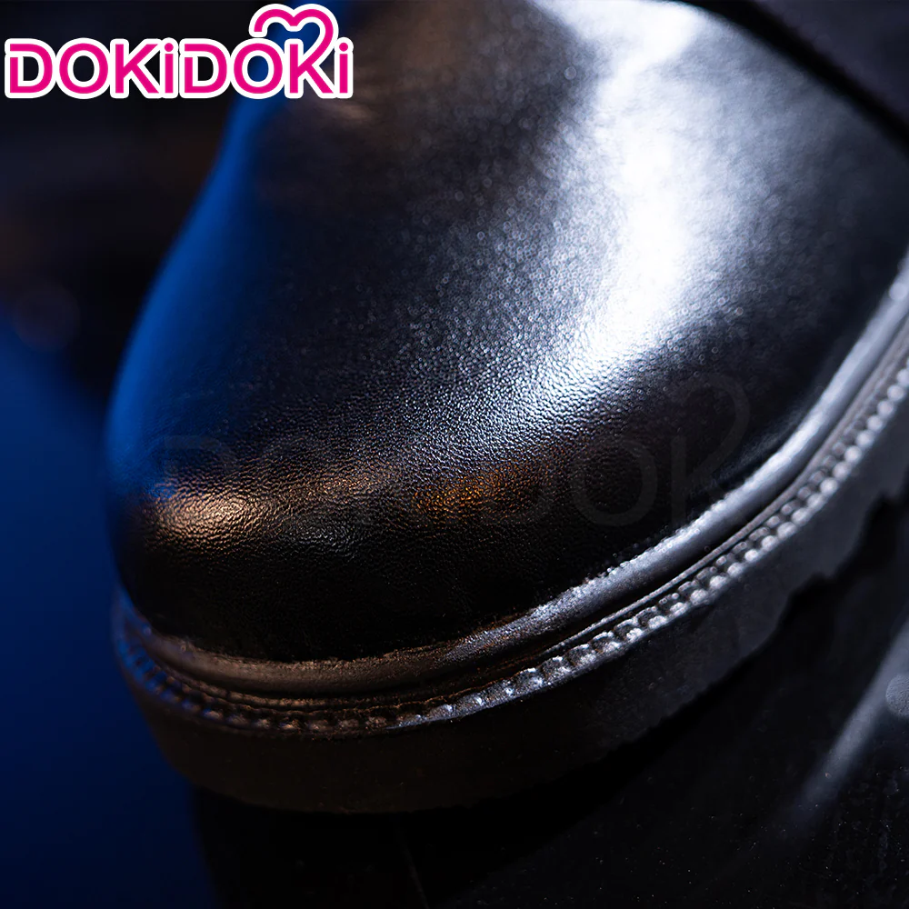 【Partially Ready For Ship】DokiDoki Movie Anime KPOP KILLER Cosplay Black Boots Shoes - Image 4