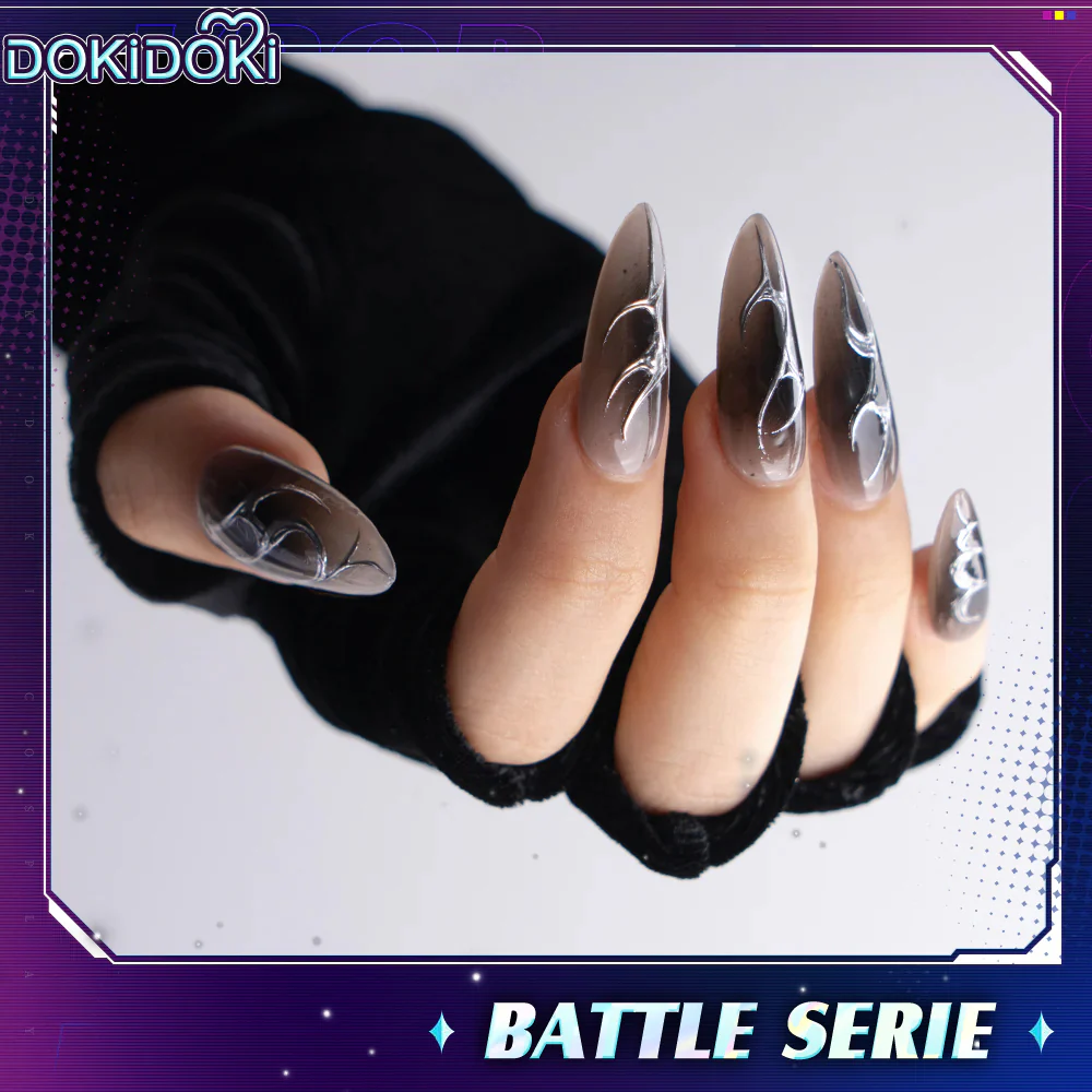 【In Stock】DokiDoki Movie Anime KPOP KILLER Cosplay Nails Tips YELLOW SERIES / GOLD  SERIES /BATTLE  SERIE - Image 3