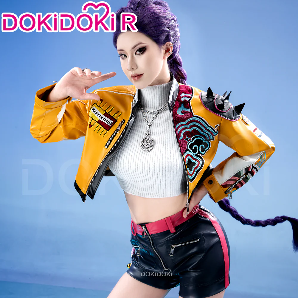 【Ready For Ship】【Last Batch】【Size XS-3XL】DokiDoki-R Movie Anime KPOP KILLER Cosplay Costume YELLOW SERIES - Image 5
