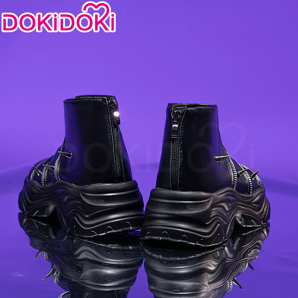 DokiDoki Movie Anime KPOP KILLER Cosplay Black Battle Suit BATTLE  SERIE Shoes - Image 13