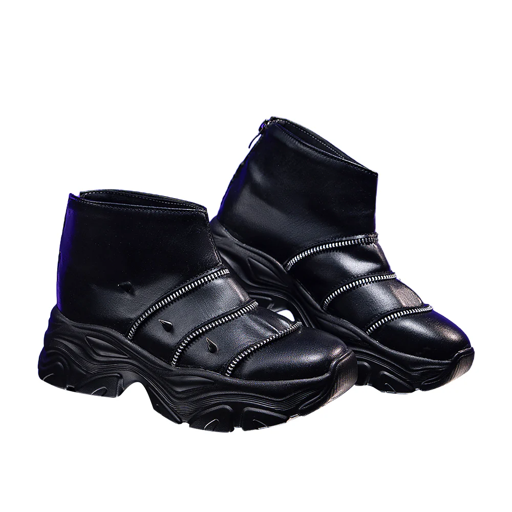 DokiDoki Movie Anime KPOP KILLER Cosplay Black Battle Suit BATTLE  SERIE Shoes - Image 14