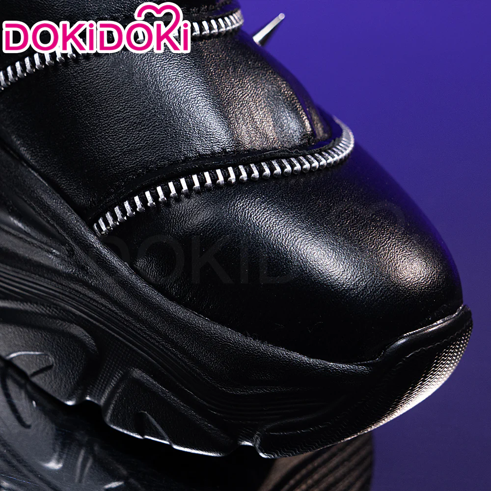 DokiDoki Movie Anime KPOP KILLER Cosplay Black Battle Suit BATTLE  SERIE Shoes - Image 4