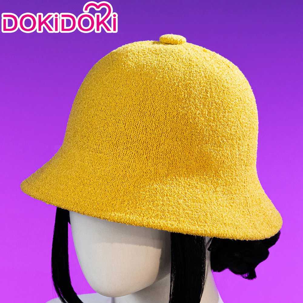 【Partially Ready For Ship】DokiDoki Movie Anime Cosplay Women Wig / Earrings / Hat Short Black Hair Double Buns - Image 8