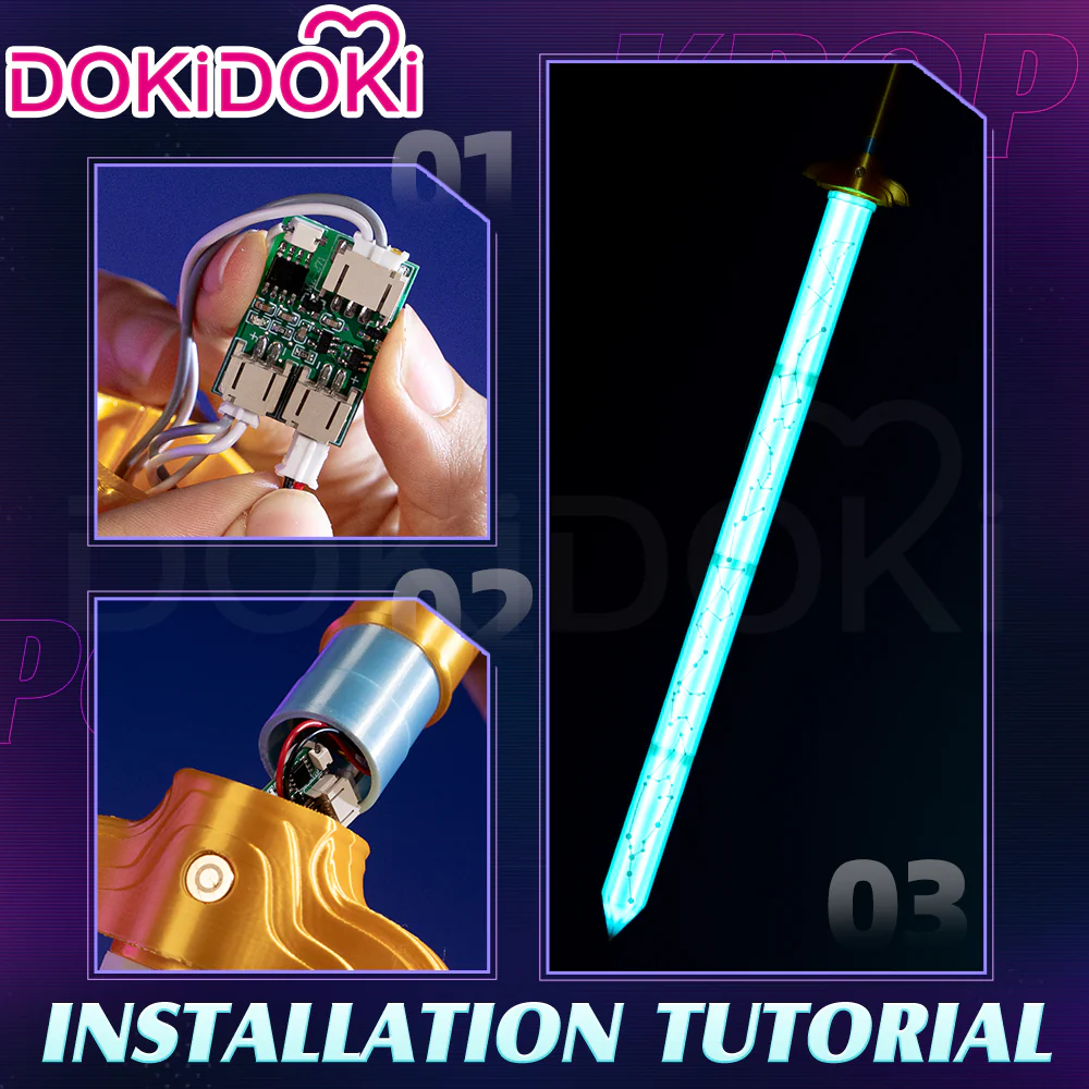 【US LOCAL SHIPPING 】DokiDoki Movie Anime KPOP KILLER Cosplay Prop - Image 22
