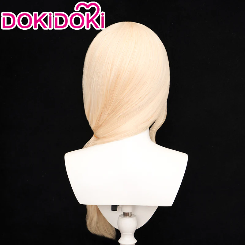 【Ready For Ship】Dokidoki Movie Cosplay Wig / Earrings Long Curly Yellow Hair - Image 3