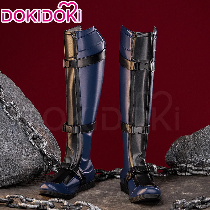Dokidoki  Movie Cosplay Black Yellow Man Shoes