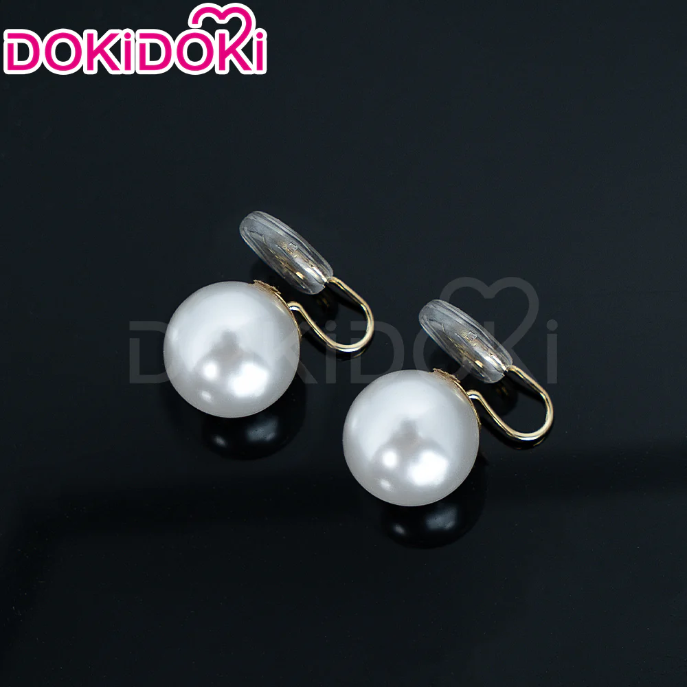 【Partially Ready For Ship】DokiDoki Music Video Cosplay Wig Short Black / Green Rendering Straight Hair / Earring - Image 12