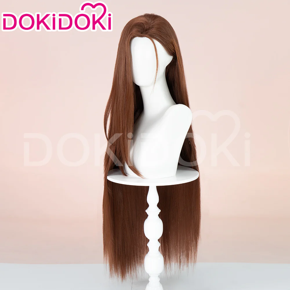 【Ready For Ship】DokiDoki Anime Cosaply Wig Women Long Straight Brown Hair - Image 3