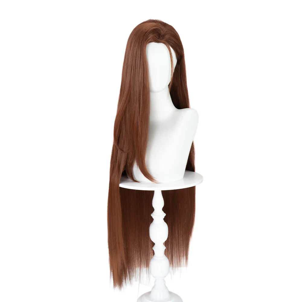 【Ready For Ship】DokiDoki Anime Cosaply Wig Women Long Straight Brown Hair - Image 5