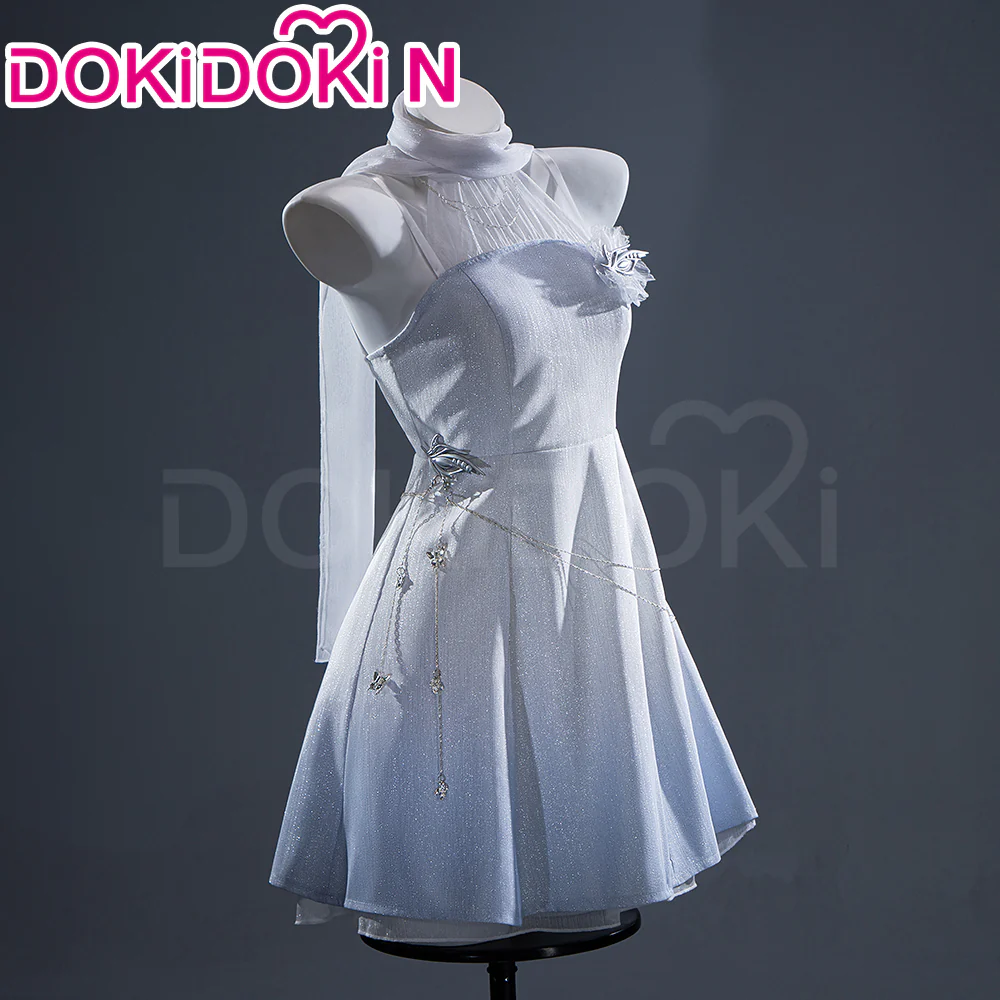 【Partially Ready For Ship】DokiDoki N-Game Love and Deepspace Cosplay Protagonist MC Cloudscape Calm Dress - Image 2