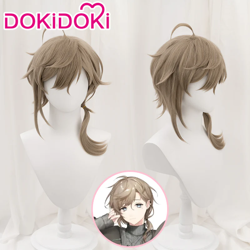 【In Stock】DokiDoki Vtuber NIJISANJI Cosplay Kanae Cosplay Wig Men YouTuber Short - Image 7