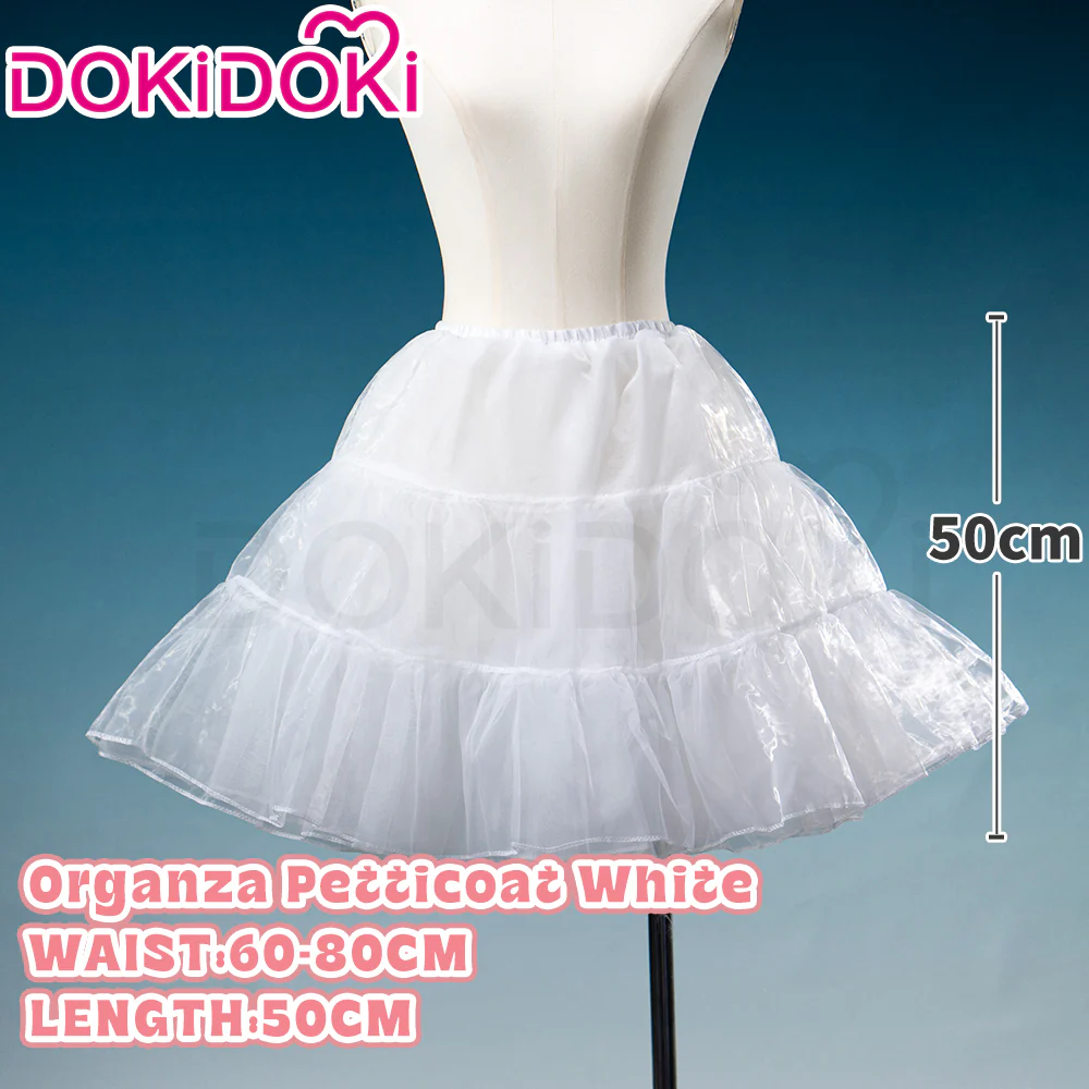 【Soft Petticoat】【In Stock】DokiDoki Black / White / Pink Petticoat Bustle Underskirt Oversized Violent Skirt Pumpkin Pants - Image 12