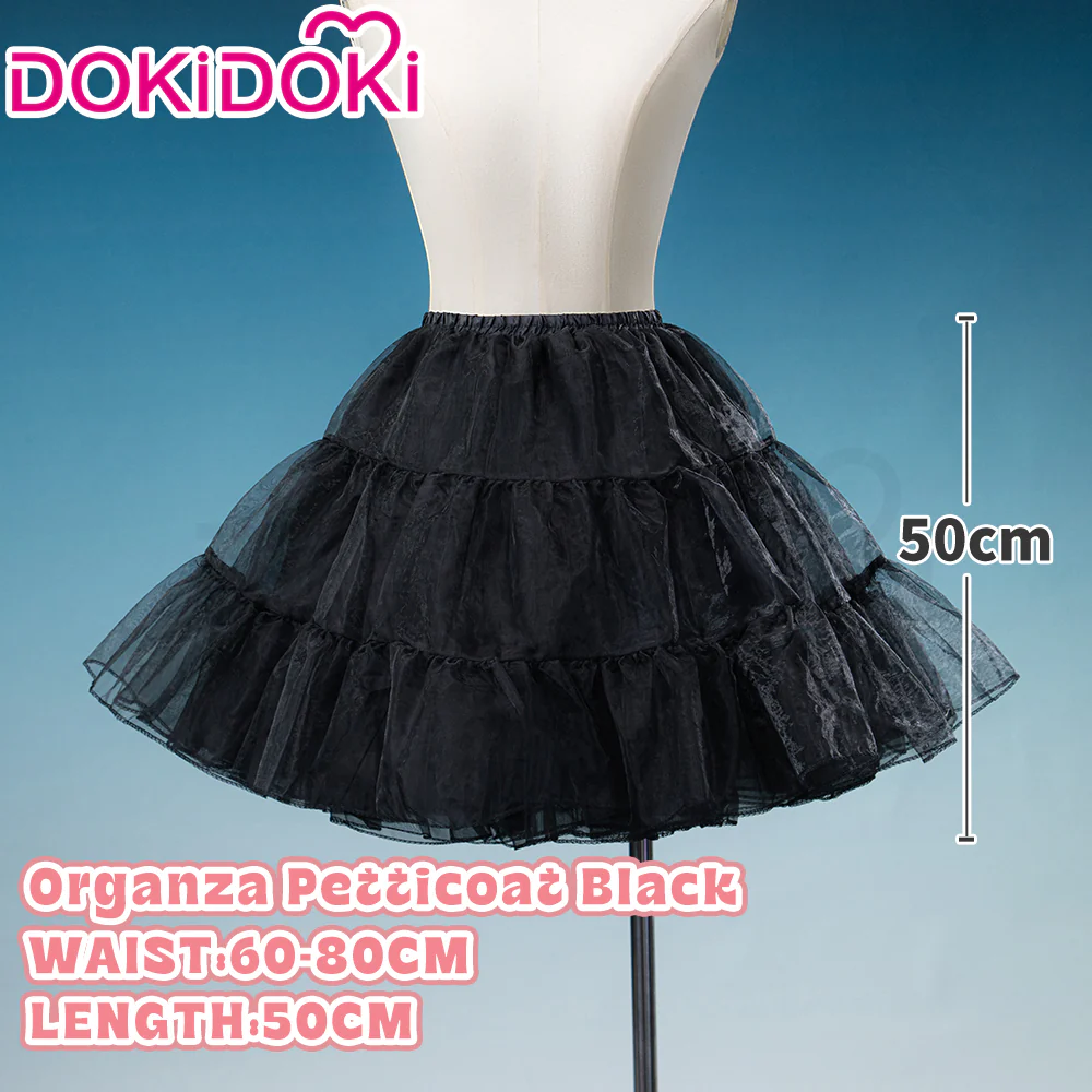 【Soft Petticoat】【In Stock】DokiDoki Black / White / Pink Petticoat Bustle Underskirt Oversized Violent Skirt Pumpkin Pants - Image 13