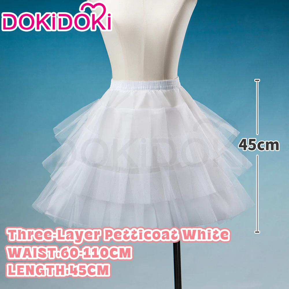 【Soft Petticoat】【In Stock】DokiDoki Black / White / Pink Petticoat Bustle Underskirt Oversized Violent Skirt Pumpkin Pants - Image 20
