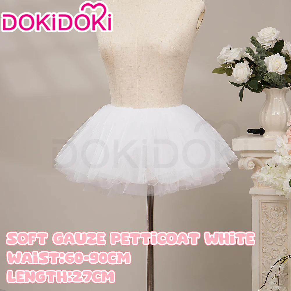 【Soft Petticoat】【In Stock】DokiDoki Black / White / Pink Petticoat Bustle Underskirt Oversized Violent Skirt Pumpkin Pants - Image 5