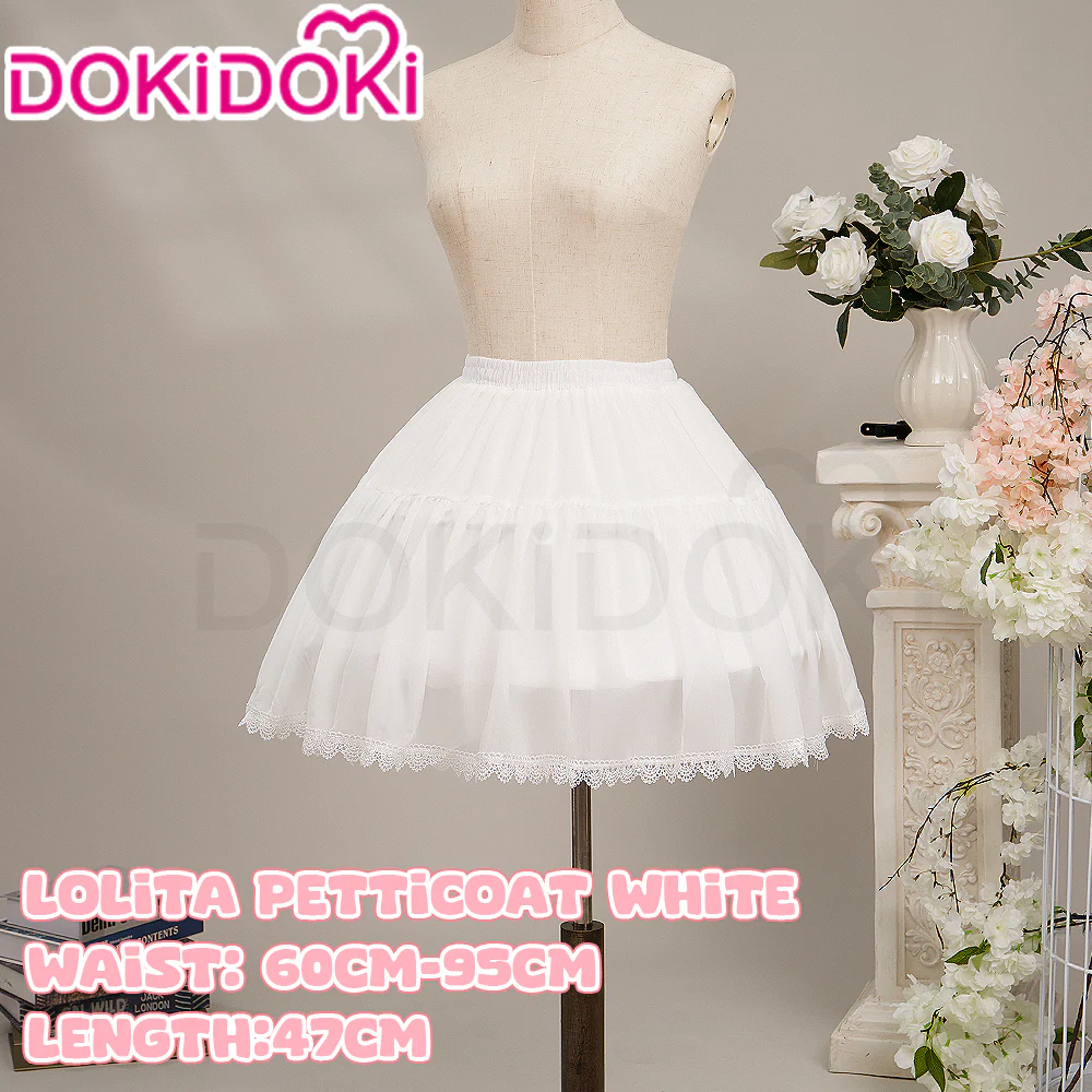 【Soft Petticoat】【In Stock】DokiDoki Black / White / Pink Petticoat Bustle Underskirt Oversized Violent Skirt Pumpkin Pants - Image 6