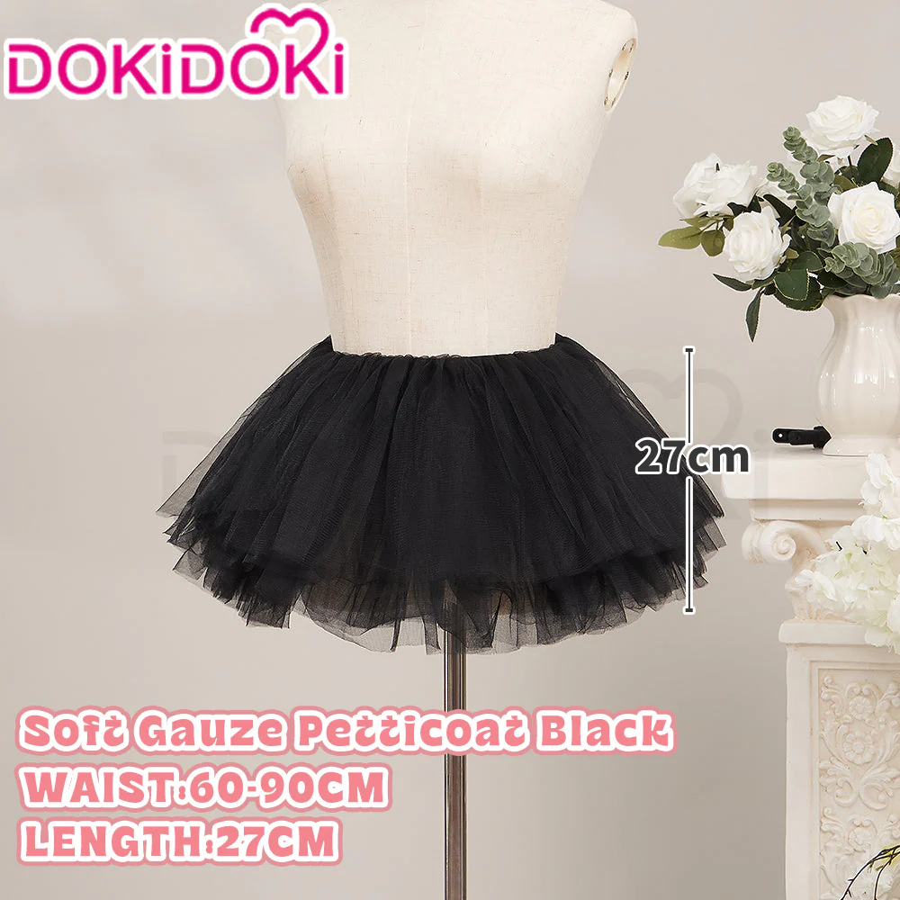 【Soft Petticoat】【In Stock】DokiDoki Black / White / Pink Petticoat Bustle Underskirt Oversized Violent Skirt Pumpkin Pants - Image 7