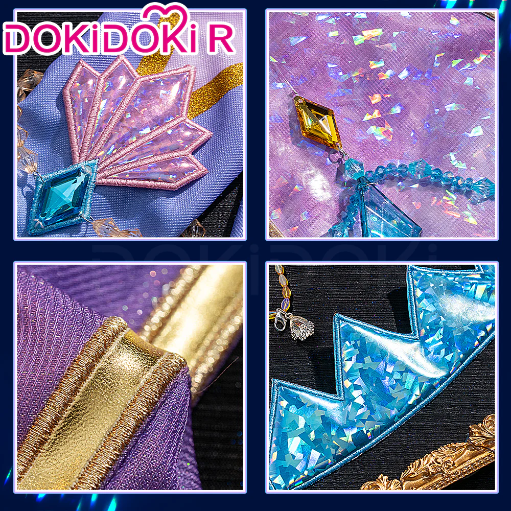 DokiDoki-R Anime Aikatsu! Idol Activity Cosplay Kiriya Aoi Cosplay Aquarius Costume - Image 4