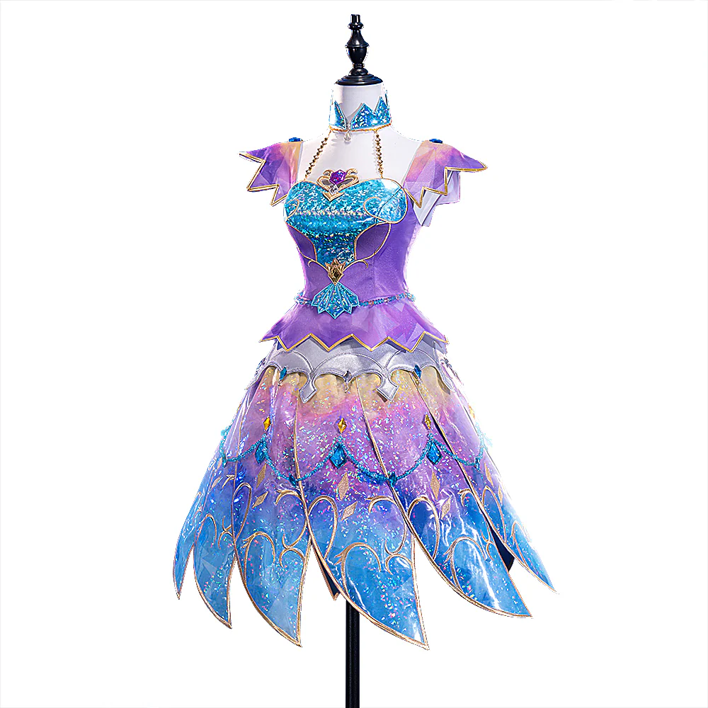 DokiDoki-R Anime Aikatsu! Idol Activity Cosplay Kiriya Aoi Cosplay Aquarius Costume - Image 5