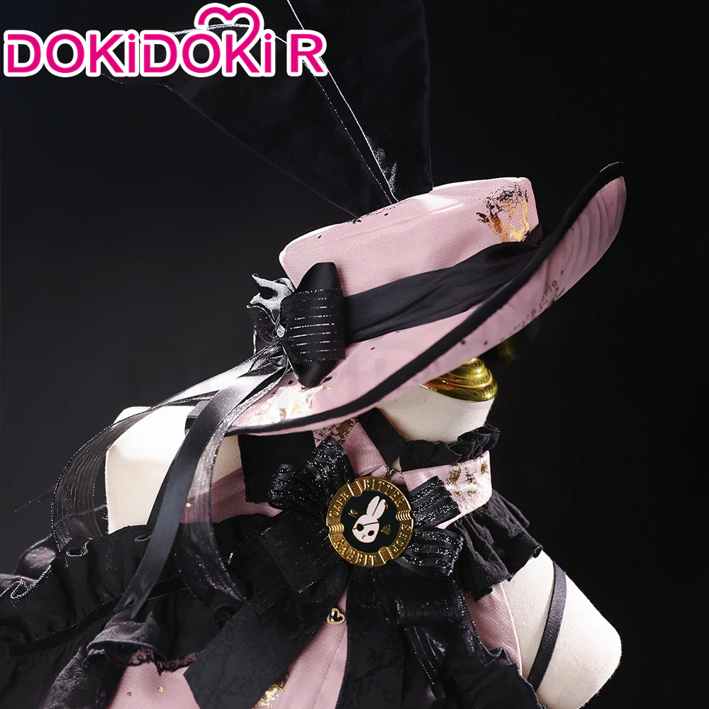 DokiDoki-R Anime Black Butler Cosplay Kuroshitsuji Ciel Phantomhive Costume Doujin Cafe Black Pink Dress - Image 4