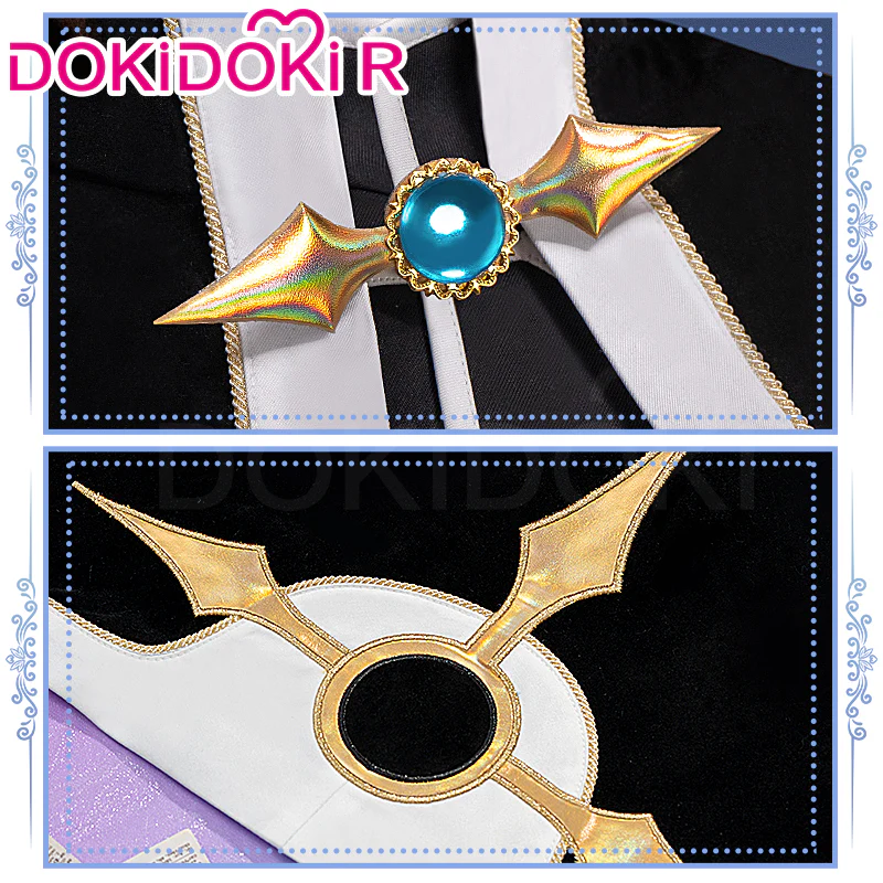 【In Stock】DokiDoki-R Anime Card Captor Sakura Cosplay Syaoran Li Costume Black And White Suit - Image 5