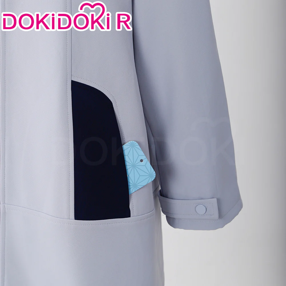 【Size S-2XL】DokiDoki-R Anime Cardcaptor Sakura Cosplay Sakura Kinomoto Ice Skating Dress Grey Coat - Image 4