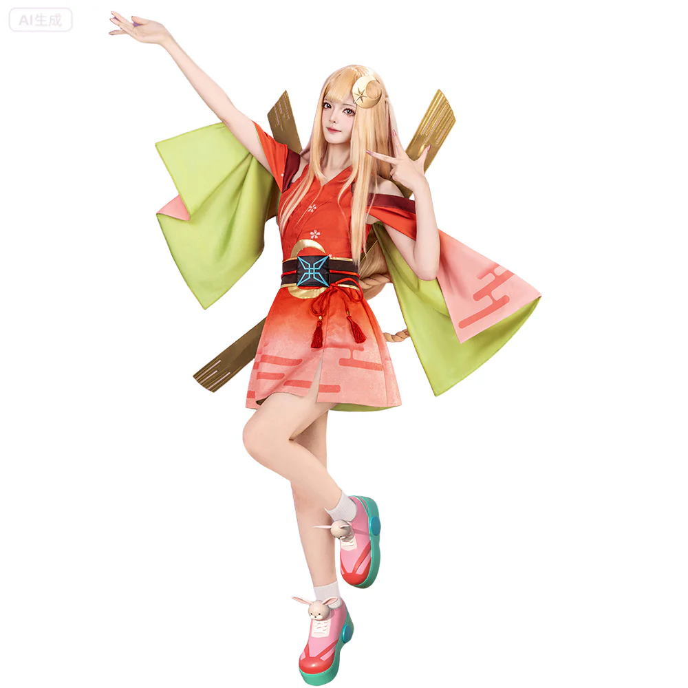 DokiDoki-R Anime Cosmic Princess Kaguya! Cosplay Kaguya Costume - Image 5