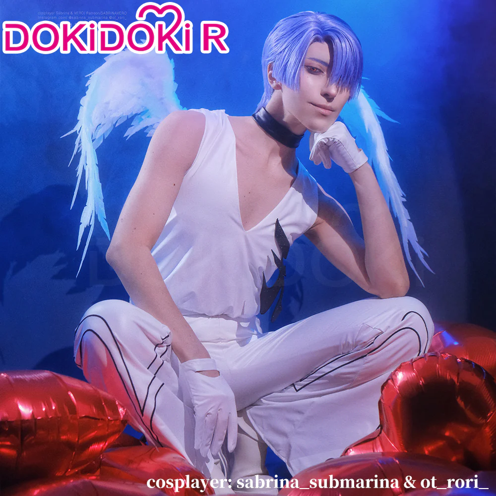 【Partially Ready For Ship】DokiDoki-R Anime Cosplay Black / White Costume - Image 2