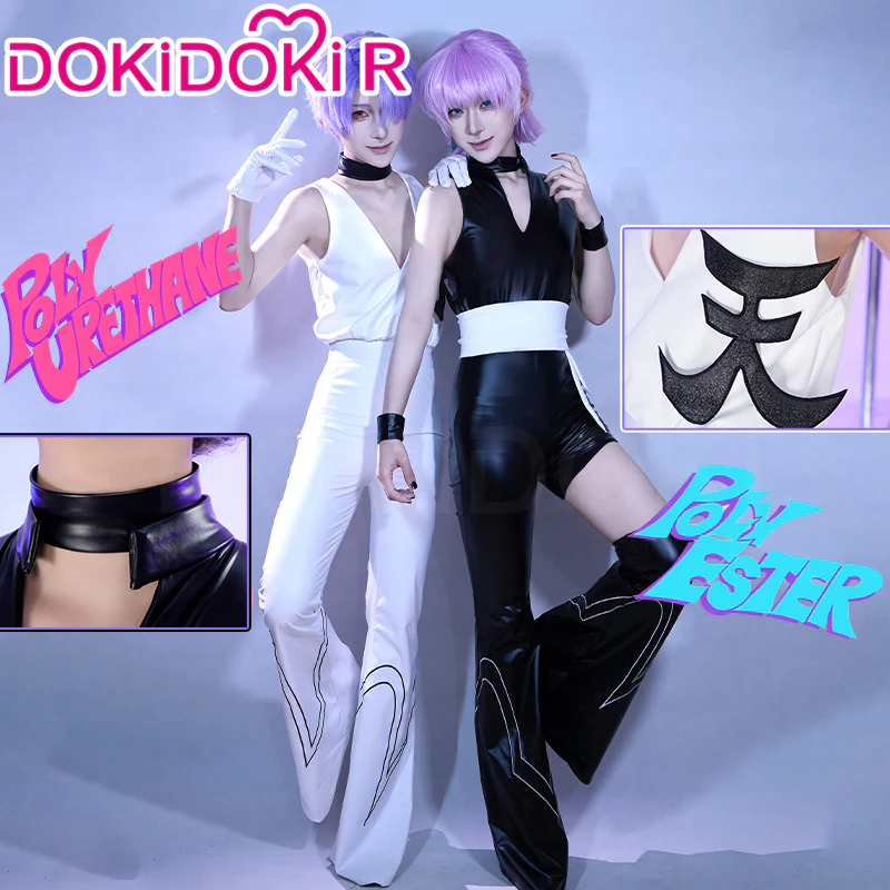【Partially Ready For Ship】DokiDoki-R Anime Cosplay Black / White Costume - Image 7