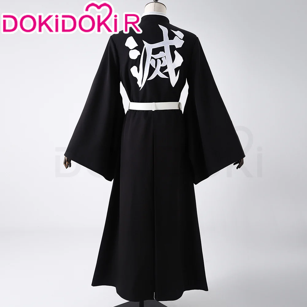 【Size XS-XL】DokiDoki-R Anime Cosplay Black White Men Costume Uniform - Image 3