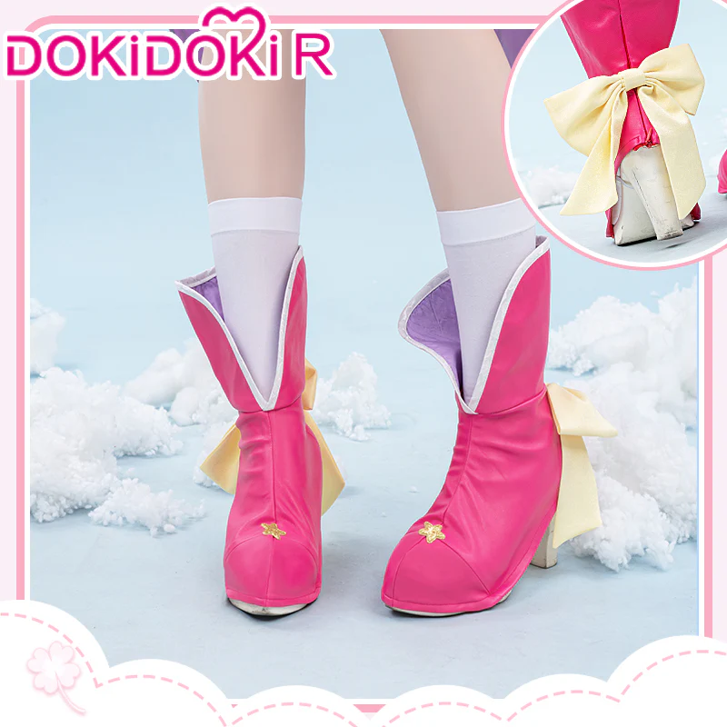 【Partial Size Ready For Ship】【In Stock】【Last Batch】DokiDoki-R Anime Cosplay Blue Pink Costume Magical Girl - Image 13