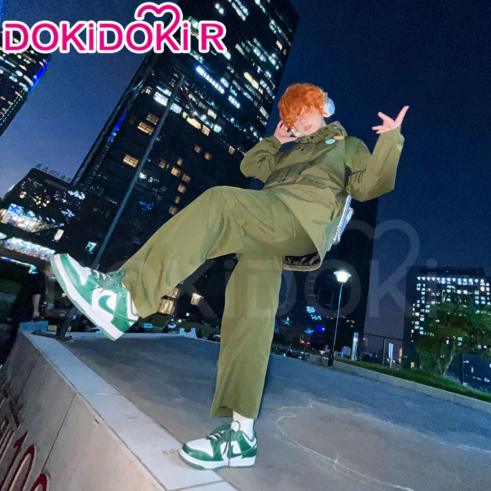 【In Stock】【Size S-2XL】DokiDoki-R Anime Cosplay Green Costume - Image 6