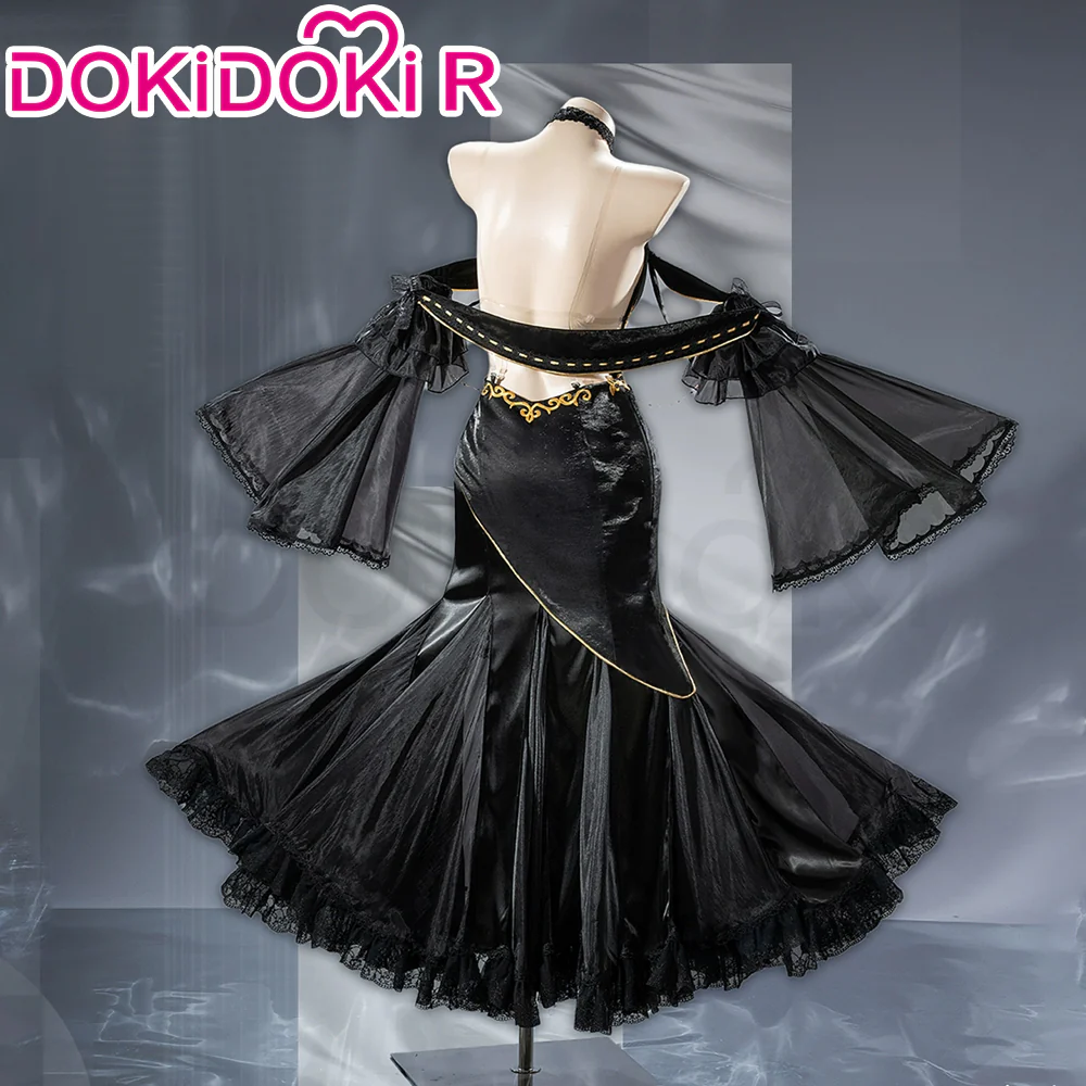 DokiDoki-R Anime Cosplay Costume Black Dress Gown - Image 2