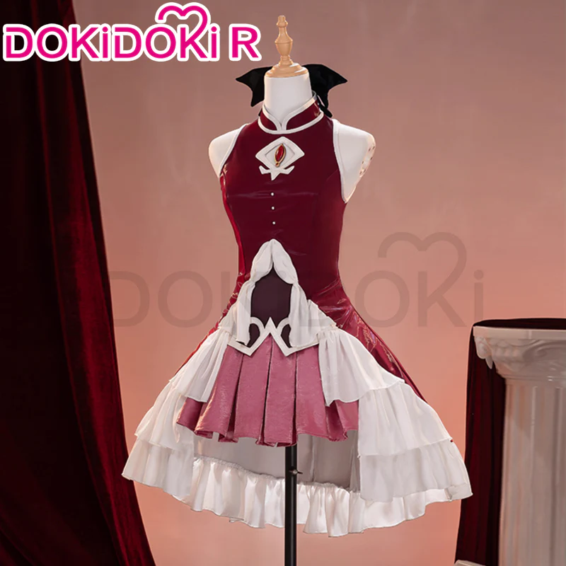 DokiDoki-R Anime Cosplay Costume Costume Battle Suit Red - Image 3