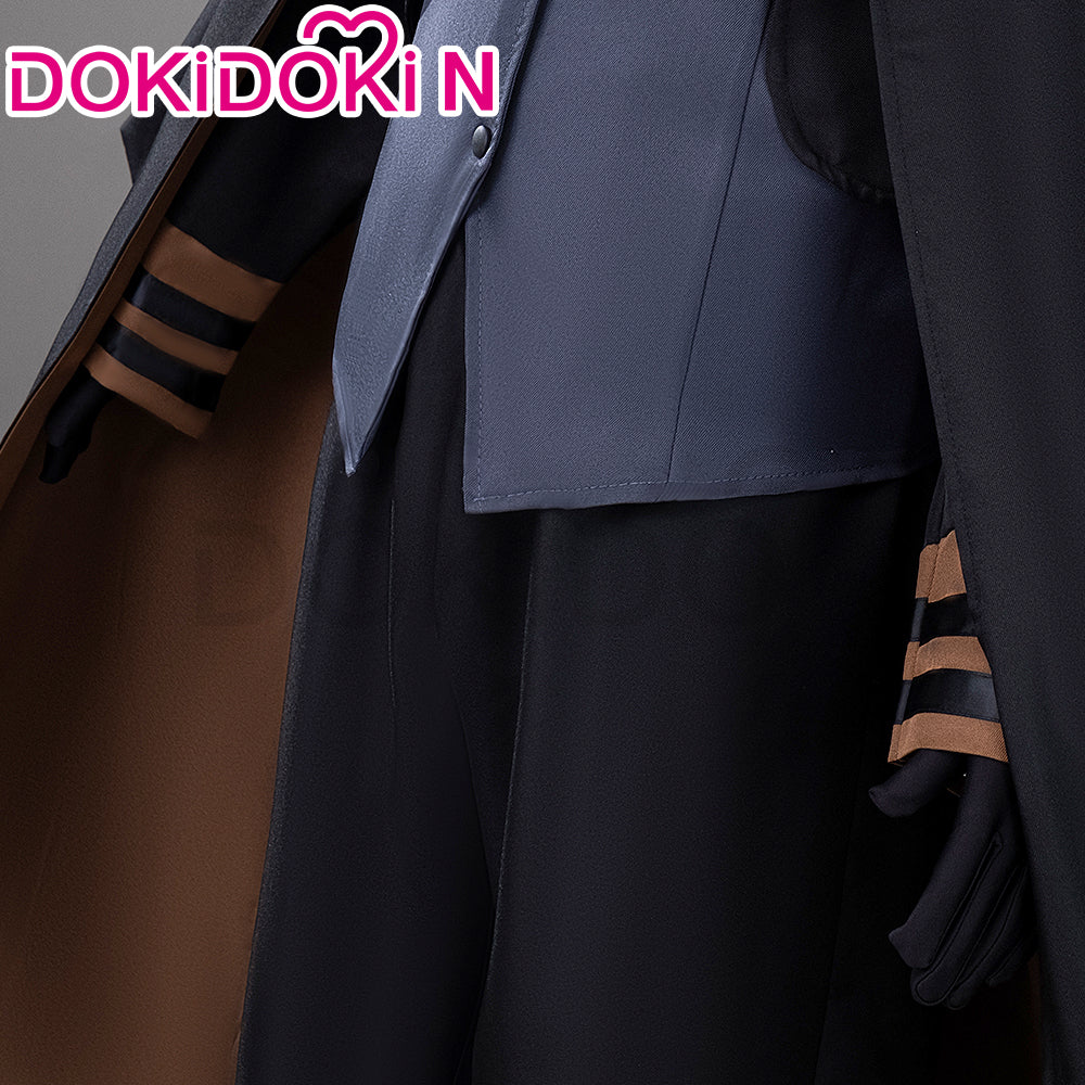 【In Stock】DokiDoki-N Anime Cosplay Costume Black Suit Brown Lining - Image 3