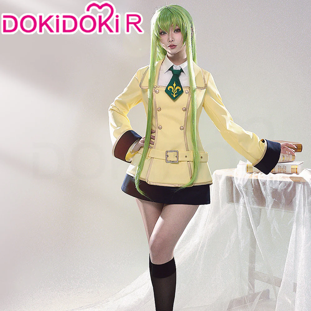 DokiDoki-R Anime Cosplay Costume Yellow Uniform - Image 2
