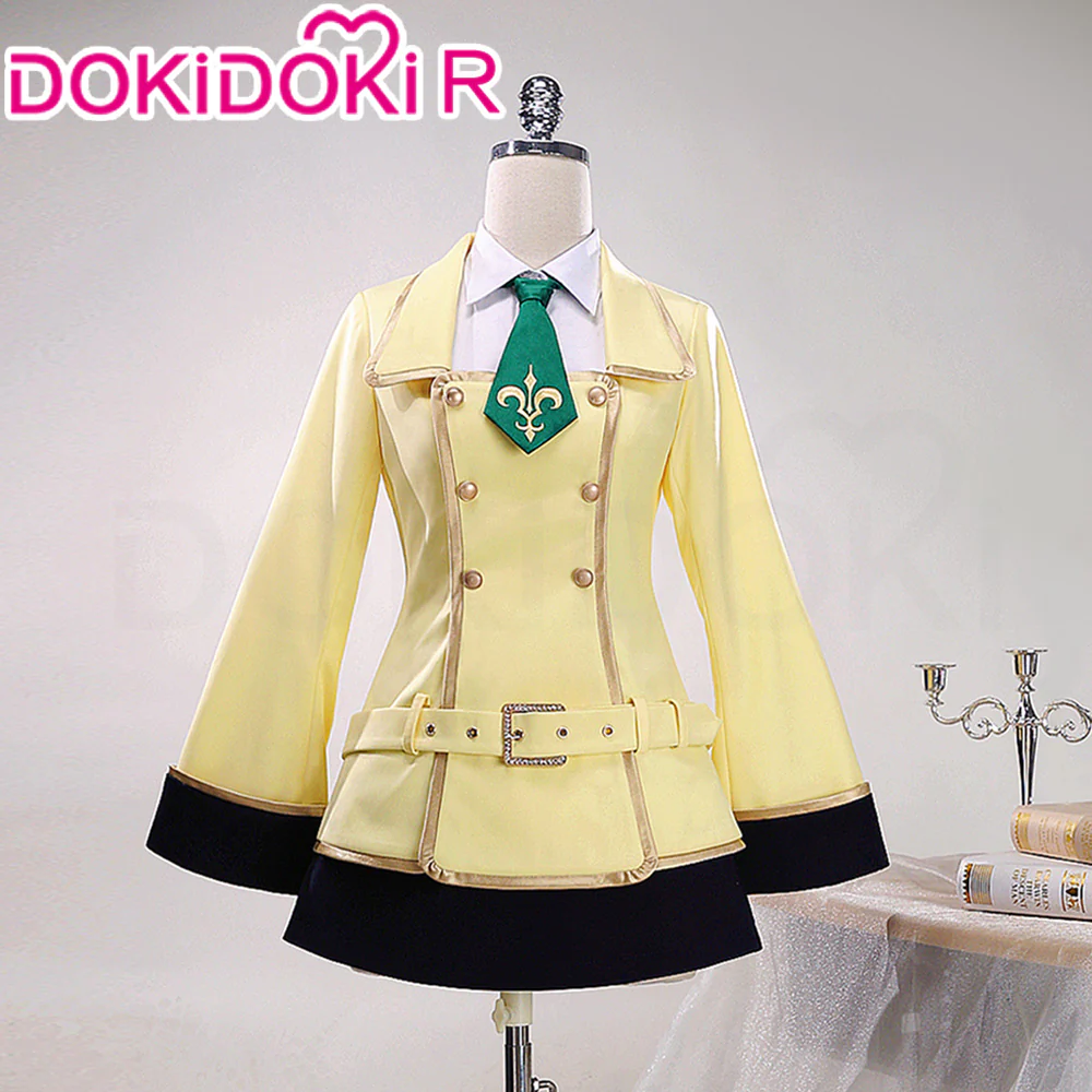 DokiDoki-R Anime Cosplay Costume Yellow Uniform - Image 3
