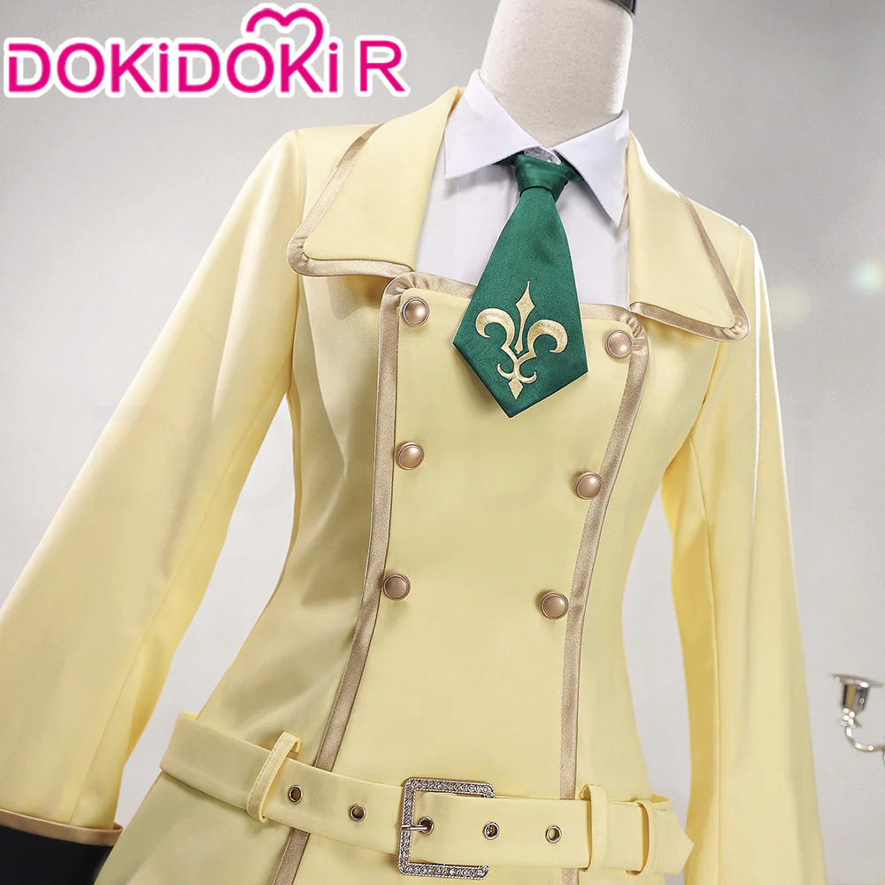 DokiDoki-R Anime Cosplay Costume Yellow Uniform - Image 4