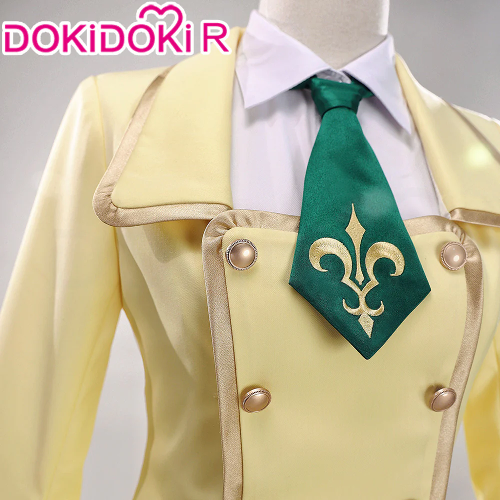 DokiDoki-R Anime Cosplay Costume Yellow Uniform - Image 5