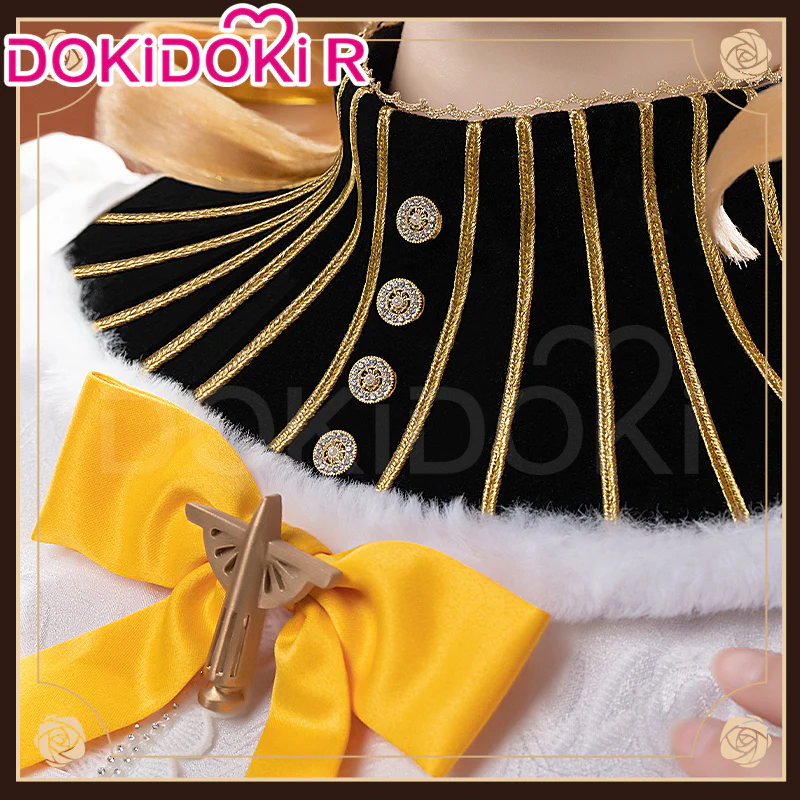 【In Stock】DokiDoki-R Anime Cosplay Holy Mamii Costume Women White Dress - Image 3