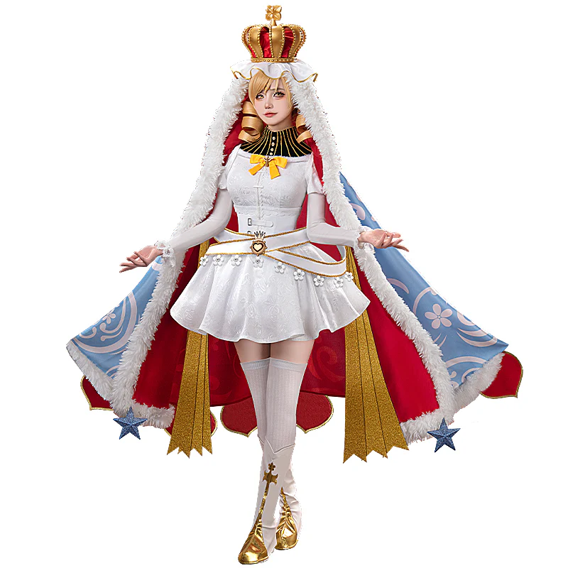 【In Stock】DokiDoki-R Anime Cosplay Holy Mamii Costume Women White Dress - Image 6