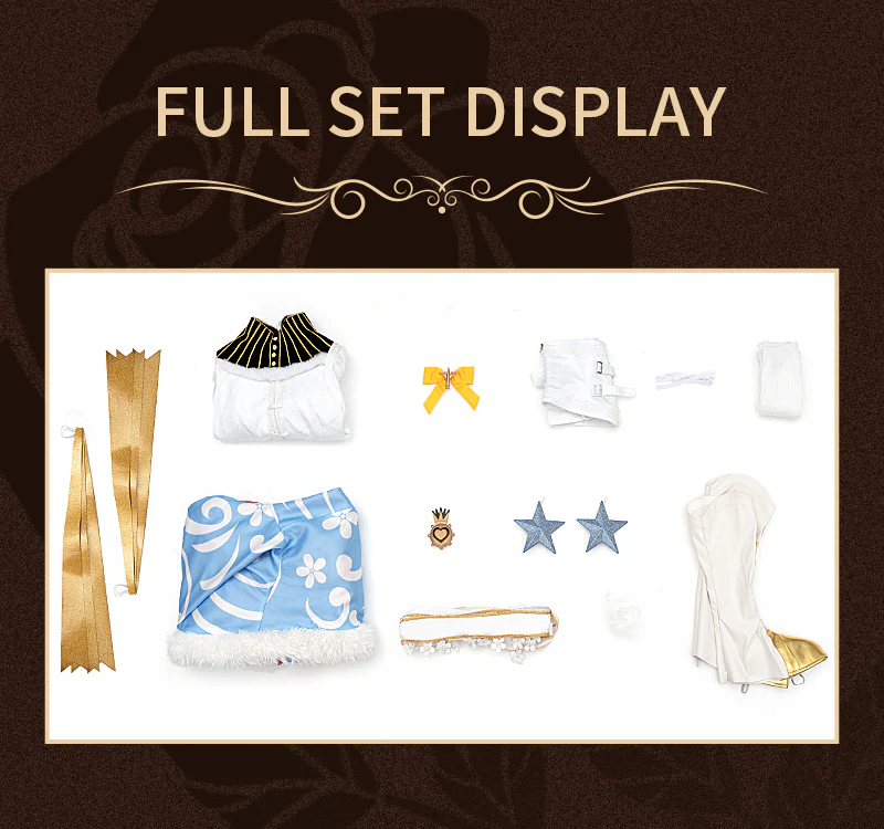 【In Stock】DokiDoki-R Anime Cosplay Holy Mamii Costume Women White Dress - Image 9
