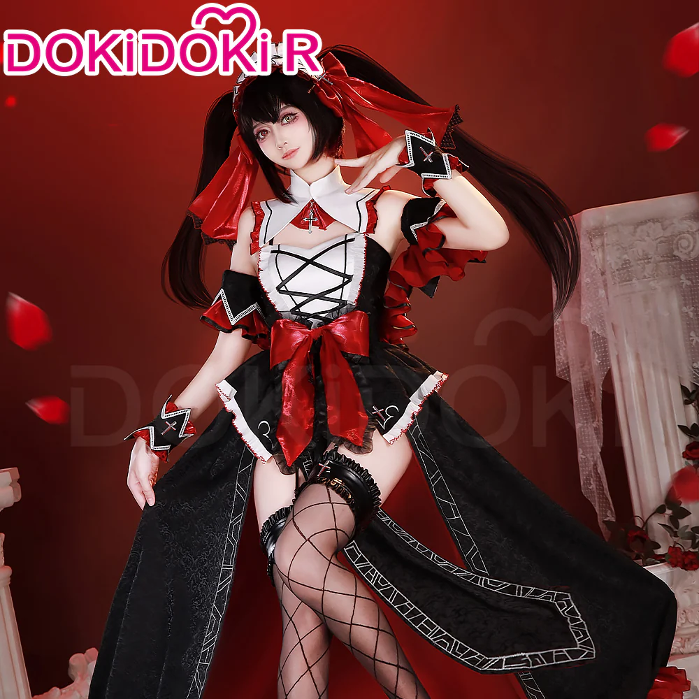 【in Stock】DokiDoki-R Anime Date A Live Cosplay Kurumi Tokisaki Costume Ratziel Rasiel - Image 2