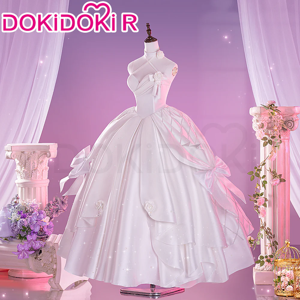 DokiDoki-R Anime Diabolik Lovers Cosplay Komori Yui Costume Wedding Dress