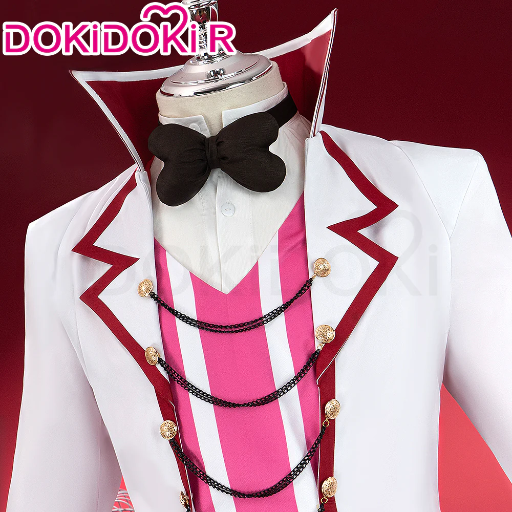 DokiDoki-R Anime Hell Hotel Cosplay Costume White Suit - Image 3