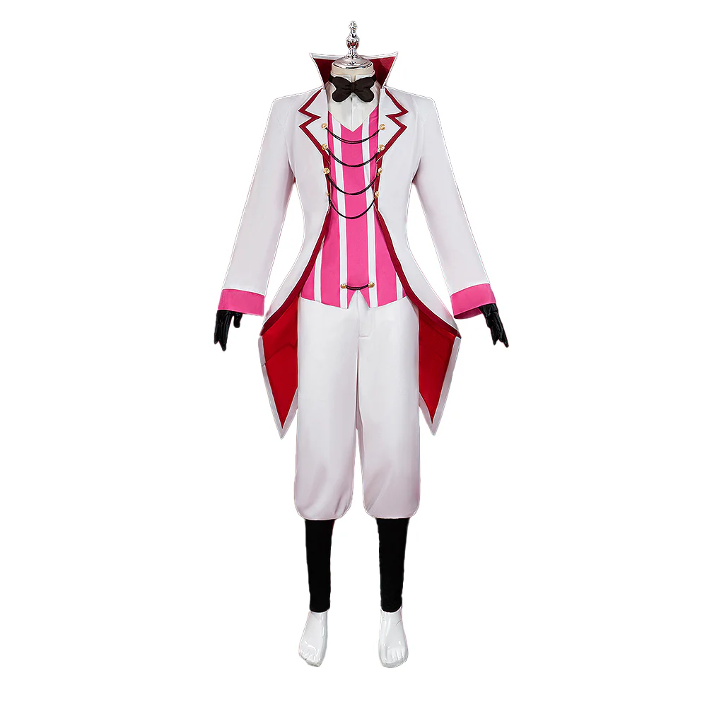 DokiDoki-R Anime Hell Hotel Cosplay Costume White Suit - Image 5