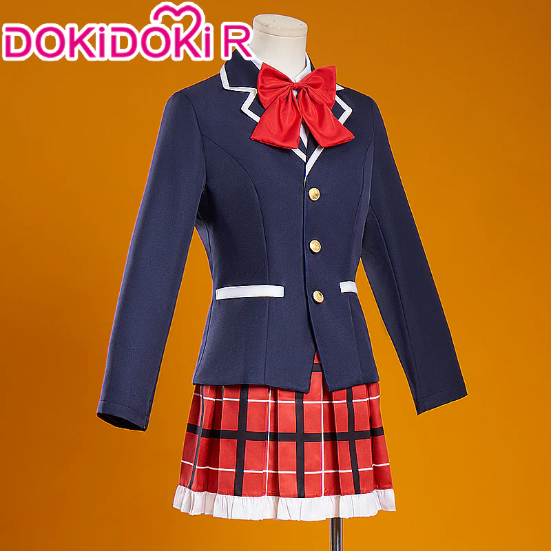 【Partially Ready For Ship】DokiDoki-R Anime Rikka Takanashi -Chuunibyou demo Koi ga Shitai Cosplay Costume Uniform - Image 3