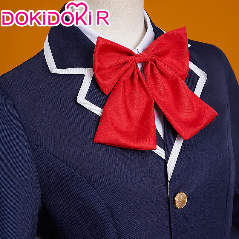 【Partially Ready For Ship】DokiDoki-R Anime Rikka Takanashi -Chuunibyou demo Koi ga Shitai Cosplay Costume Uniform - Image 4