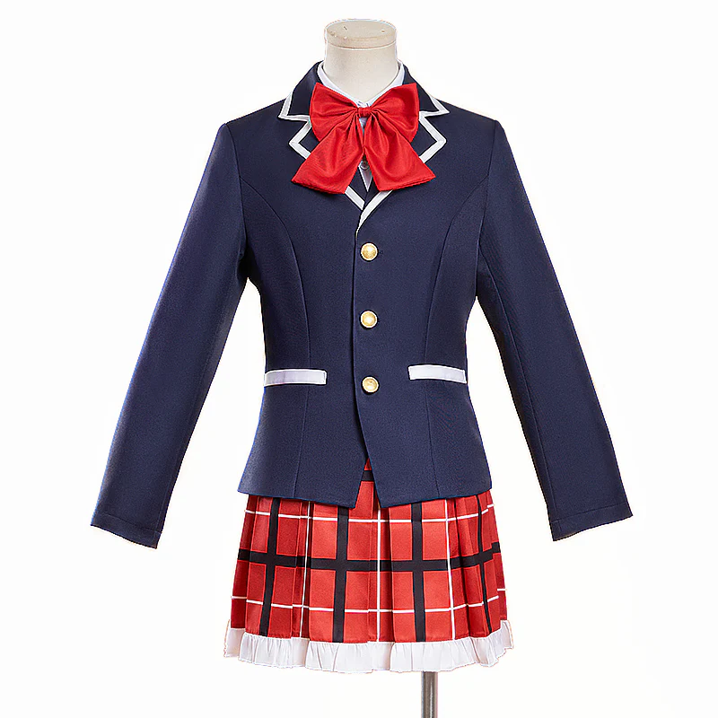 【Partially Ready For Ship】DokiDoki-R Anime Rikka Takanashi -Chuunibyou demo Koi ga Shitai Cosplay Costume Uniform - Image 5
