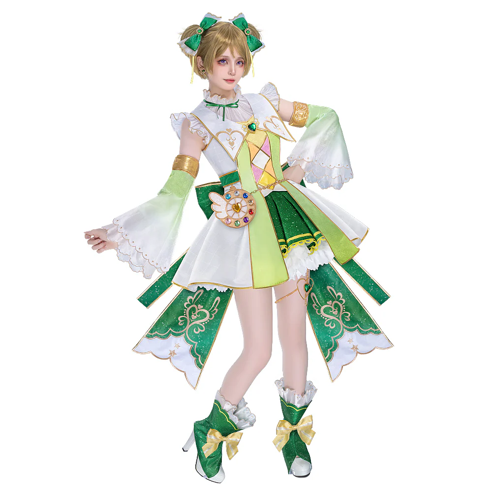 DokiDoki-R Anime LoveLive! School Idol Project Cosplay Koizumi Hanayo Costume Make-up Magic - Image 6